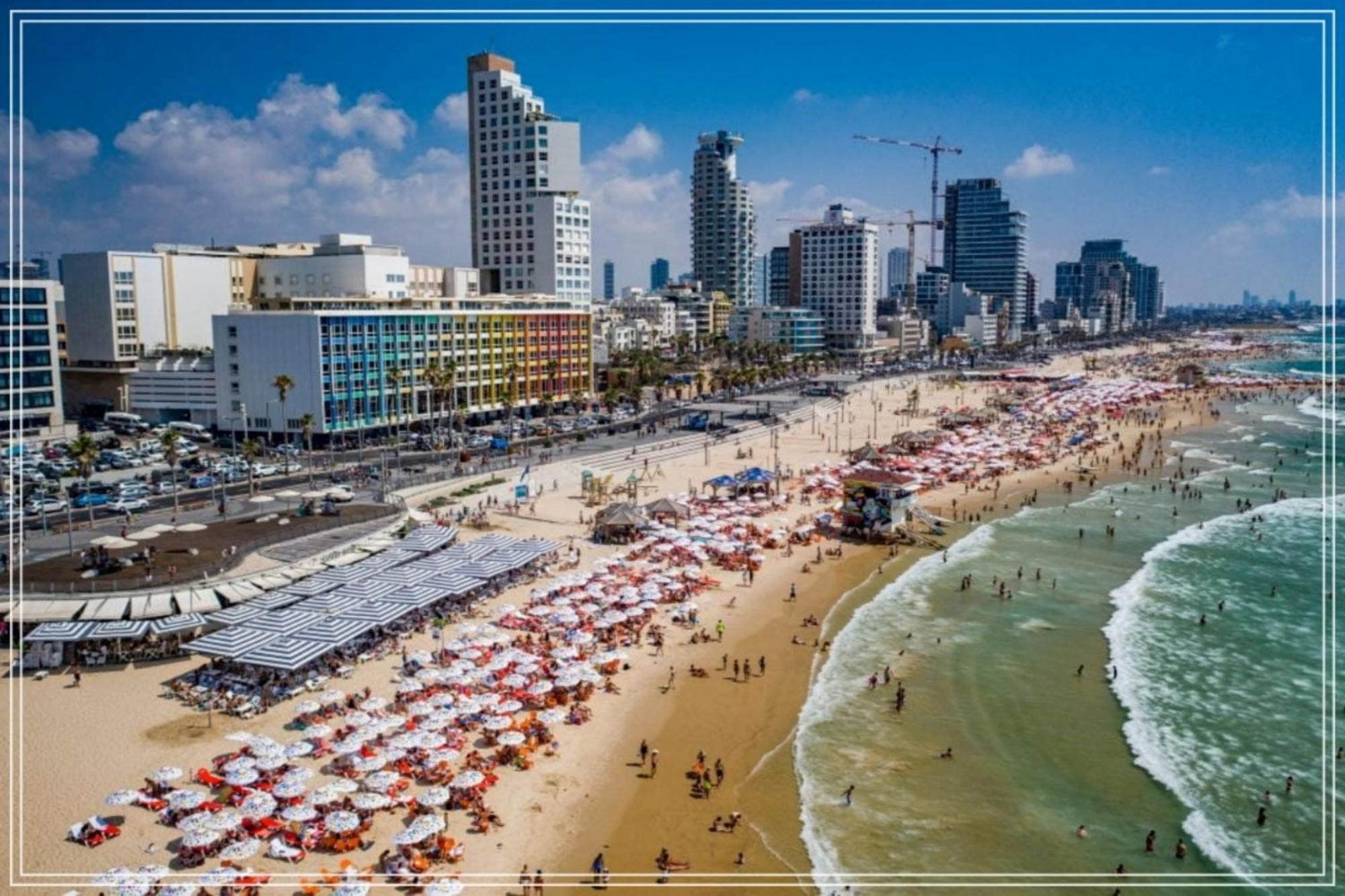 Bugrashov Beach 88 Hotel And Spa 텔아비브 외부 사진
